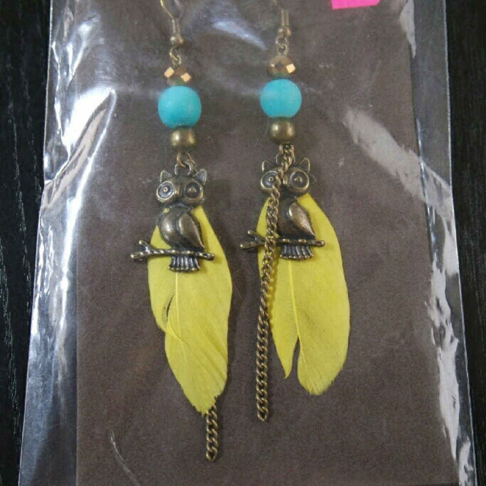 ⚡SALE⚡🦉Owl on branch metal earrings from MX