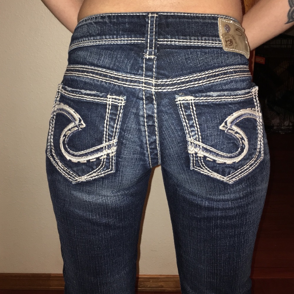 Silver Suki Jeans