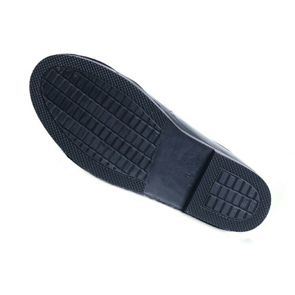 Women's Rainboots, Rubber Tall Rain Boots, RB-1537, Black - Picture 3 of 3