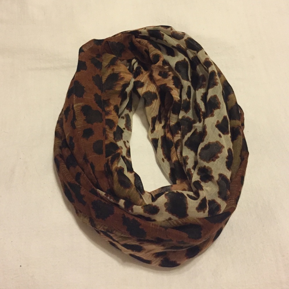 Cheetah print scarf