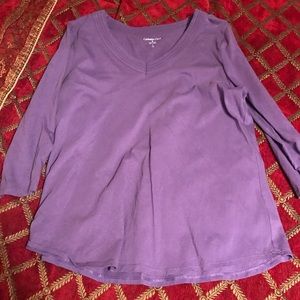 Coldwater Creek purple Top