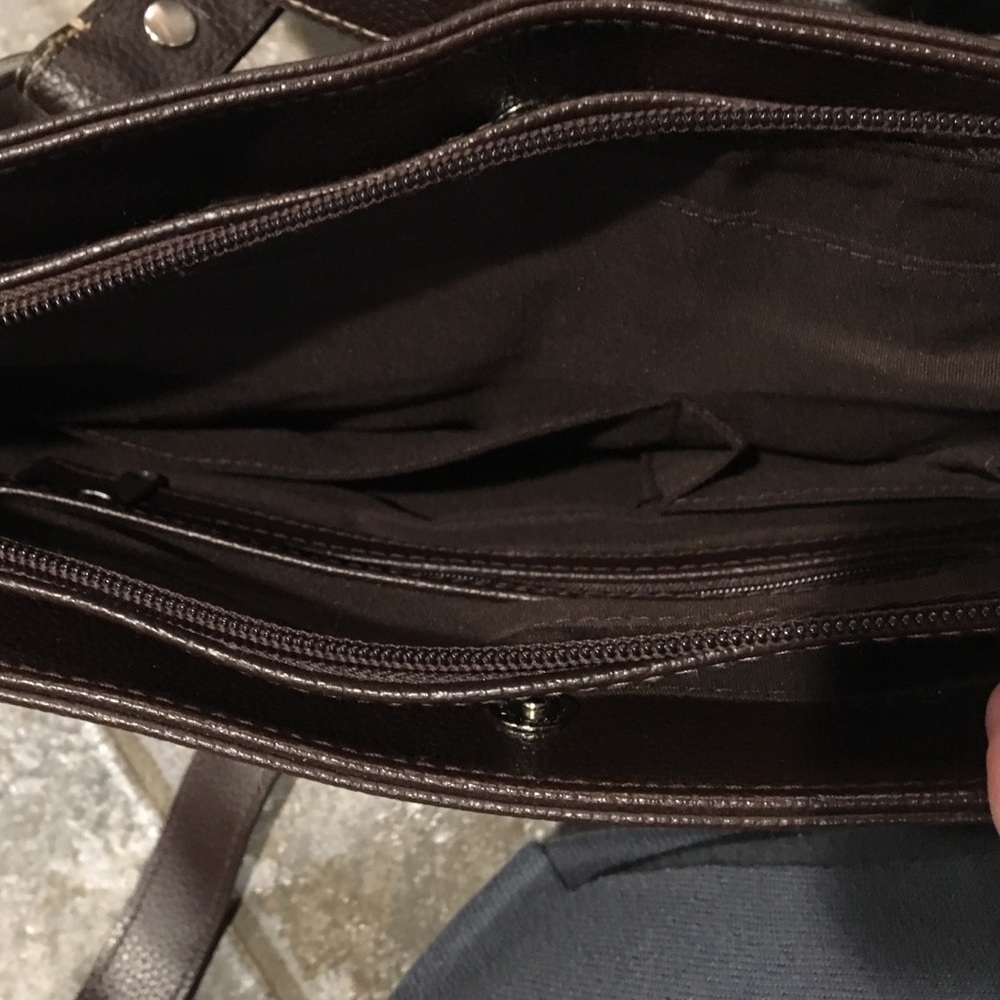 Genuine leather purse brown - Picture 2 of 2