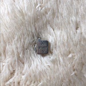 Stack of books pandora charm