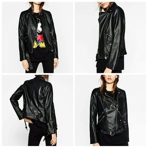 Zara Leather effect jacket