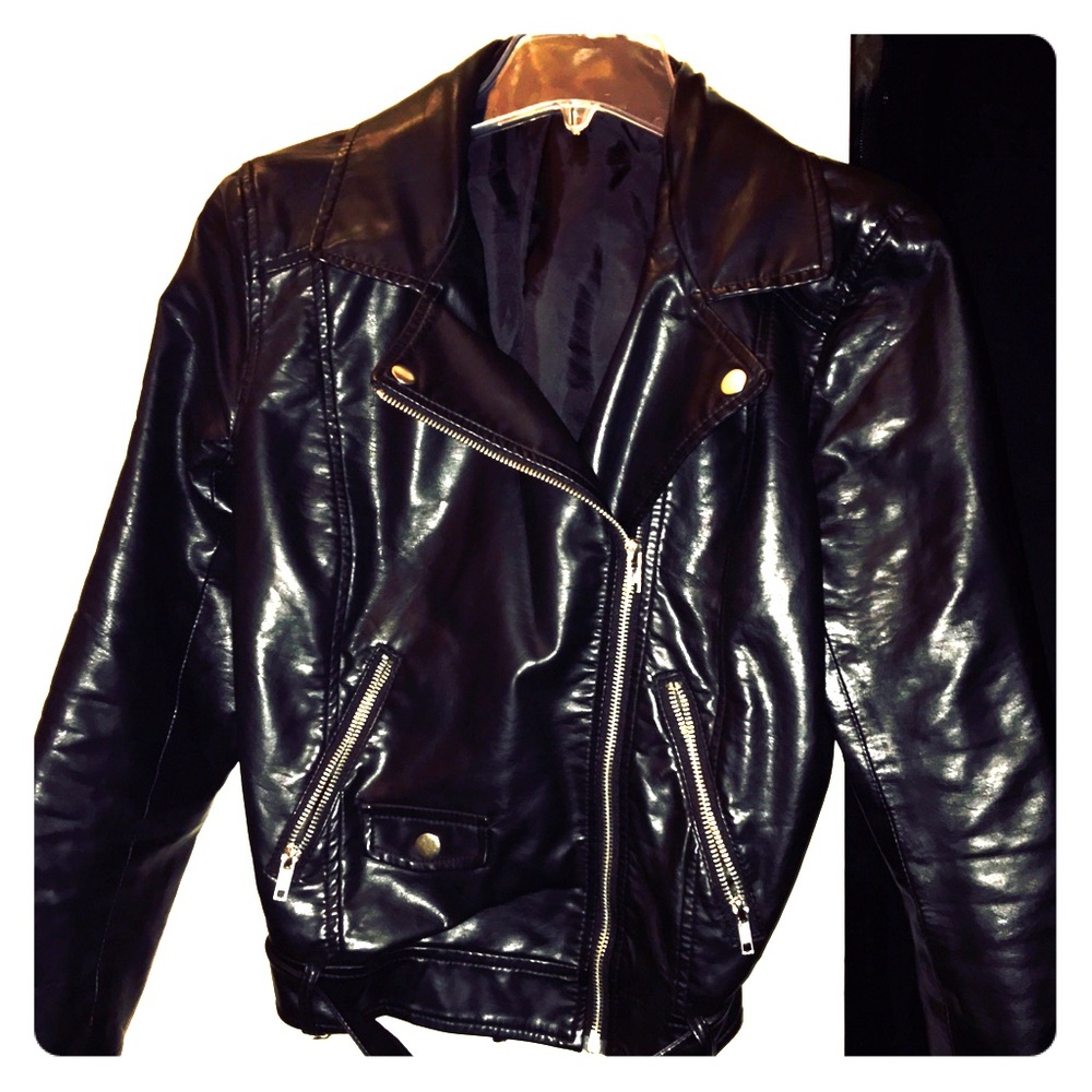 VINTAGE LEATHER/BIKER JACKET
