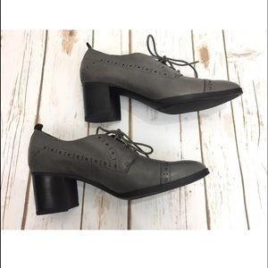 Franco Sarto 'Alberta' Round Toe Oxford 7M Grey