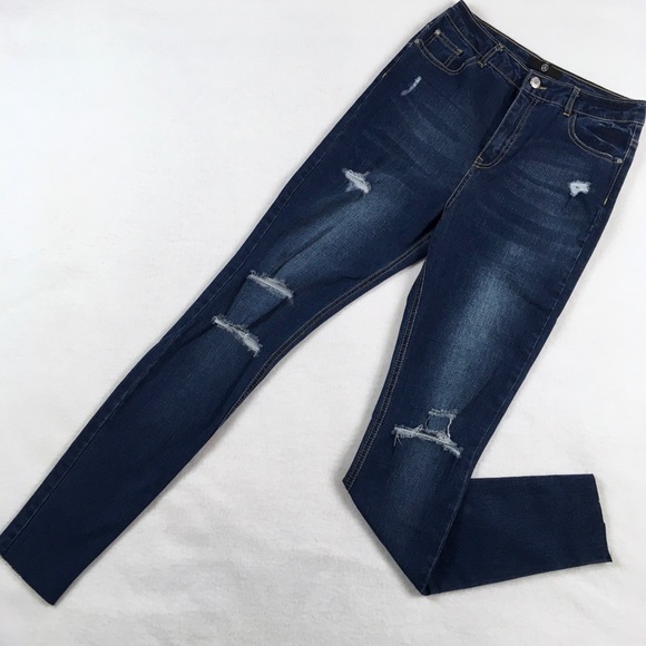 Missguided Denim - Missguided Sinner Authentic Ripped Skinny