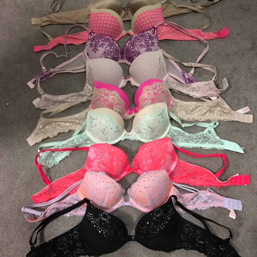 Victoria Secret Push Up Bras Bundle - 34A
