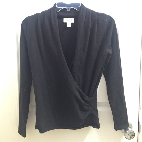 LOFT Sweaters - LOFT Wrap black sweater