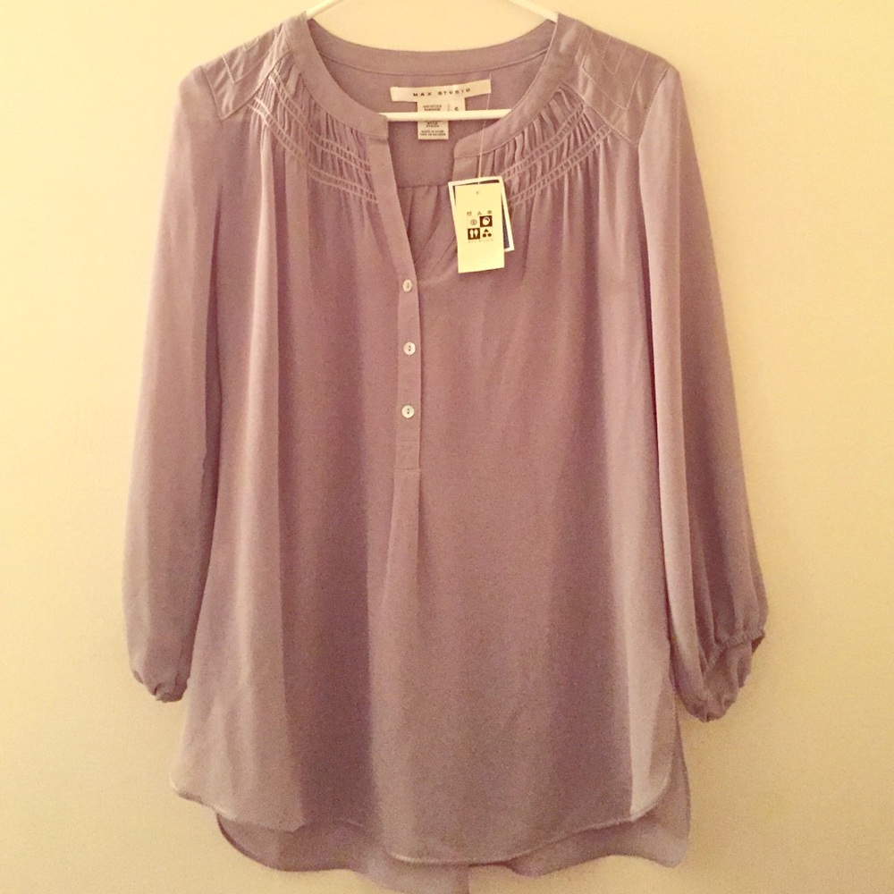 NWT Max Studio long sleeve blouse