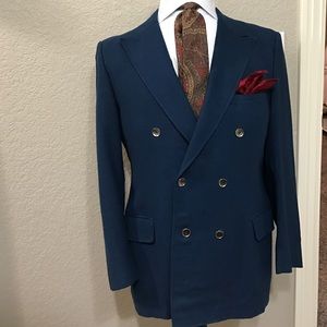 Blue Double breasted Blazer