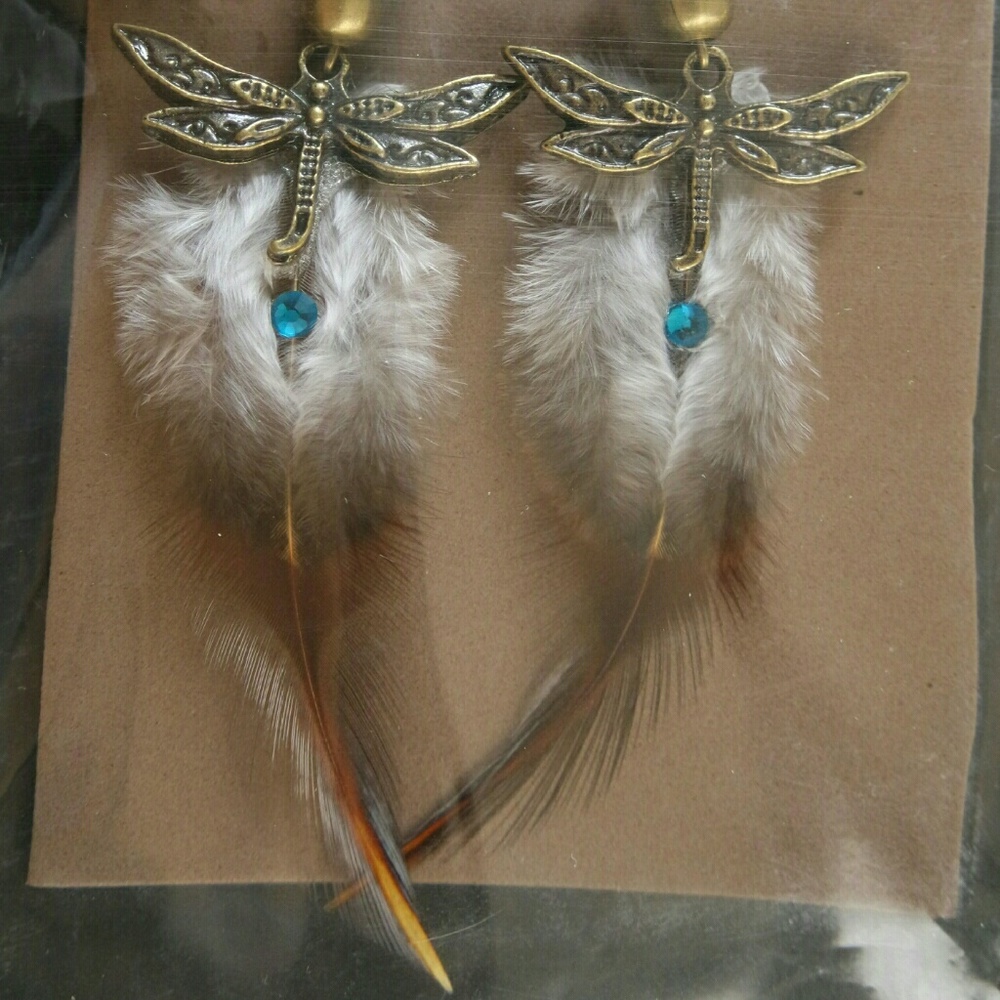 ⚡SALE⚡Dragonfly shaped metal earrings from MX