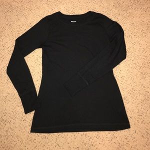 Black long sleeve tee