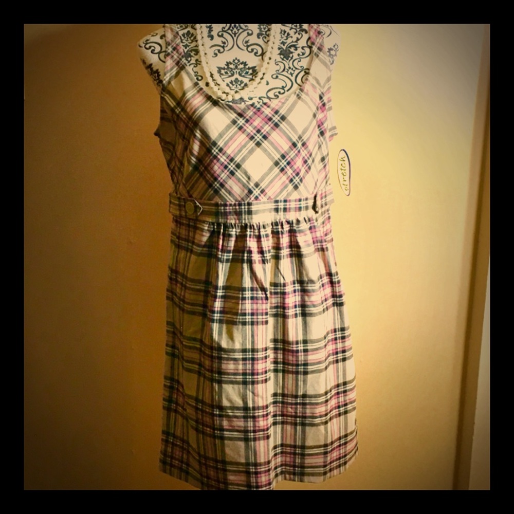 🆕🎀NWT🖤Plaid Jumper Dress