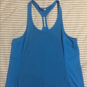 Blue under armour racerback