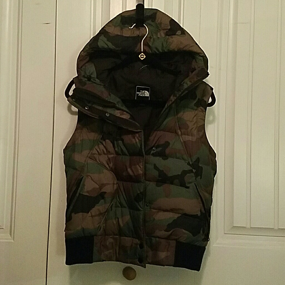 North Face Camo Vest