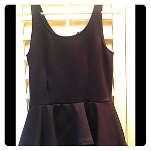 Little black peblum dress