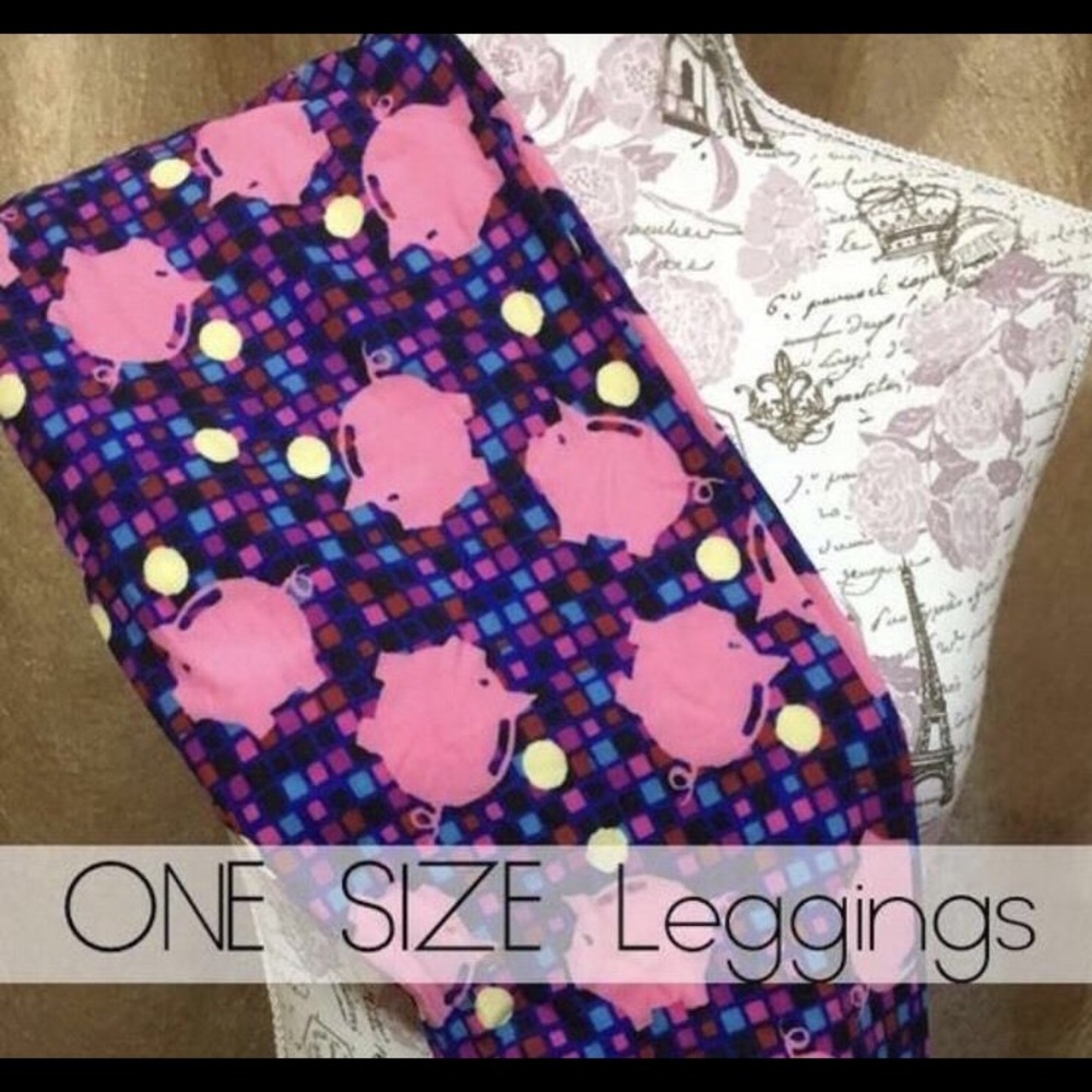 Os Lularoe piggy bank Leggings! NWT