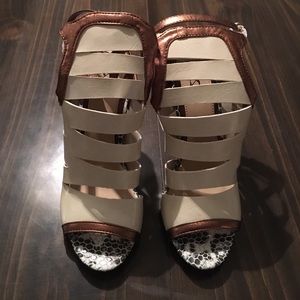 Ivory Gladiator Heels