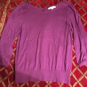 Loft purple top