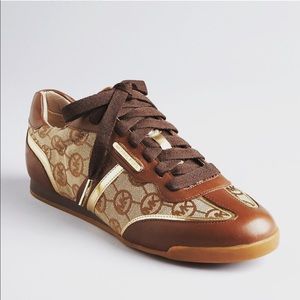 Michael Kors MK Trainer Shoes Mocha Size 7.5
