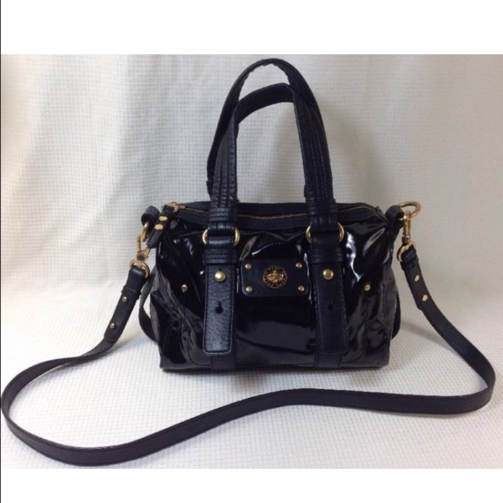 MARC BY MARC JACOBS TOTALLY TURNLOCK LEATHER BAG