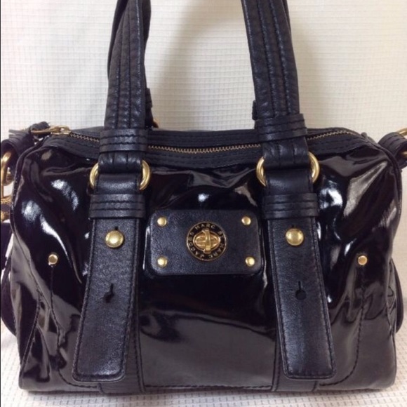 MARC BY MARC JACOBS TOTALLY TURNLOCK LEATHER BAG - Picture 2 of 4