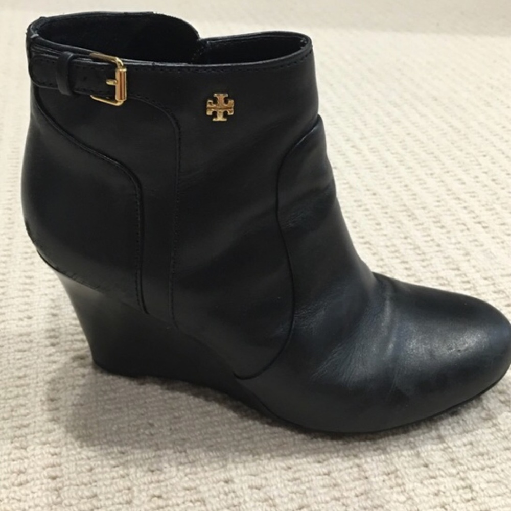 Tory Burch Wedge Bootie EUC