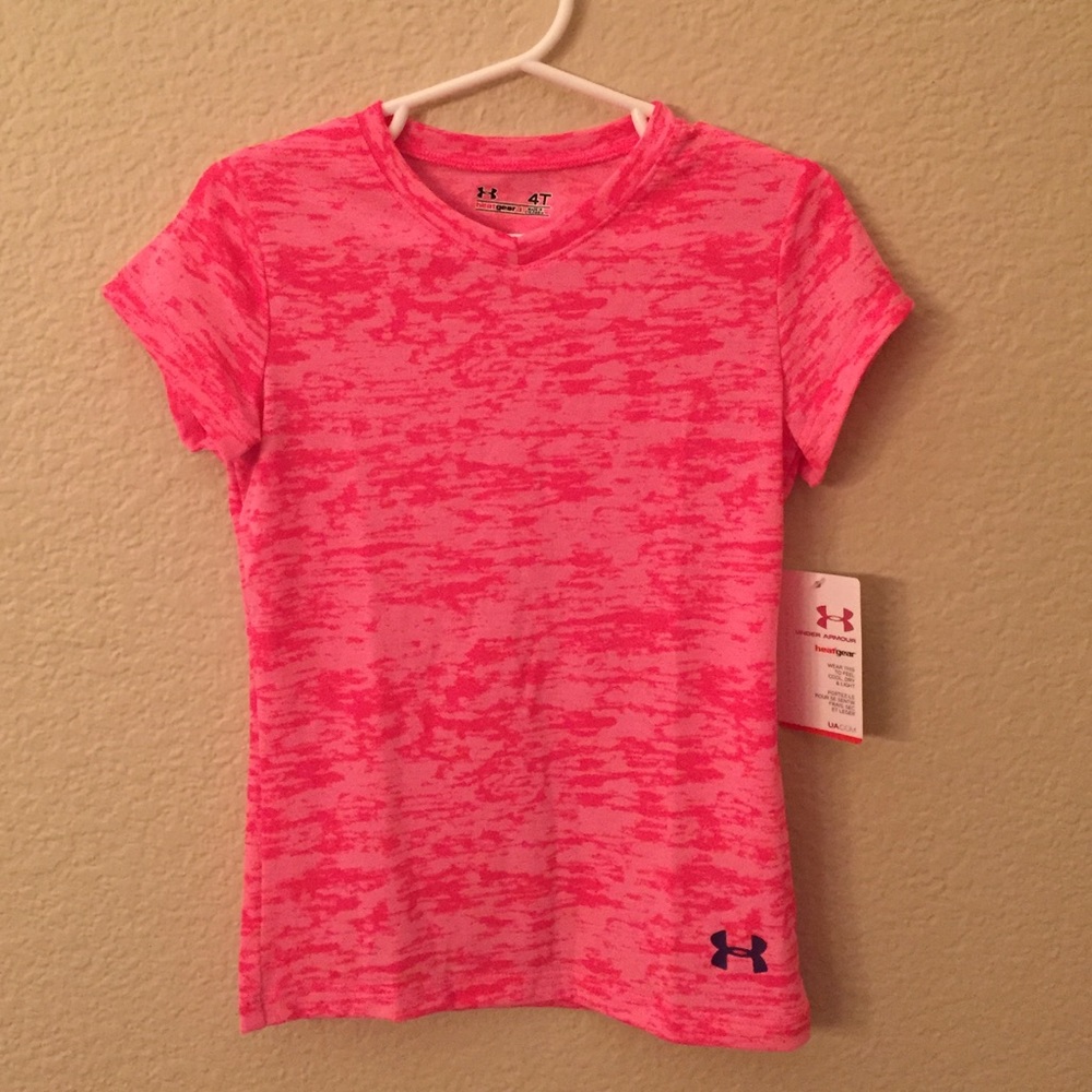 NWT || Under Armour Toddler Girl's Faux Burnout