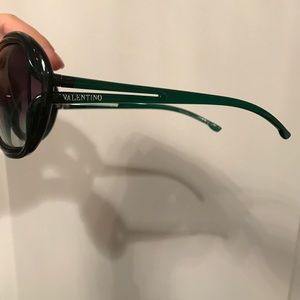 Authentic emerald green Valentino Sunglasses