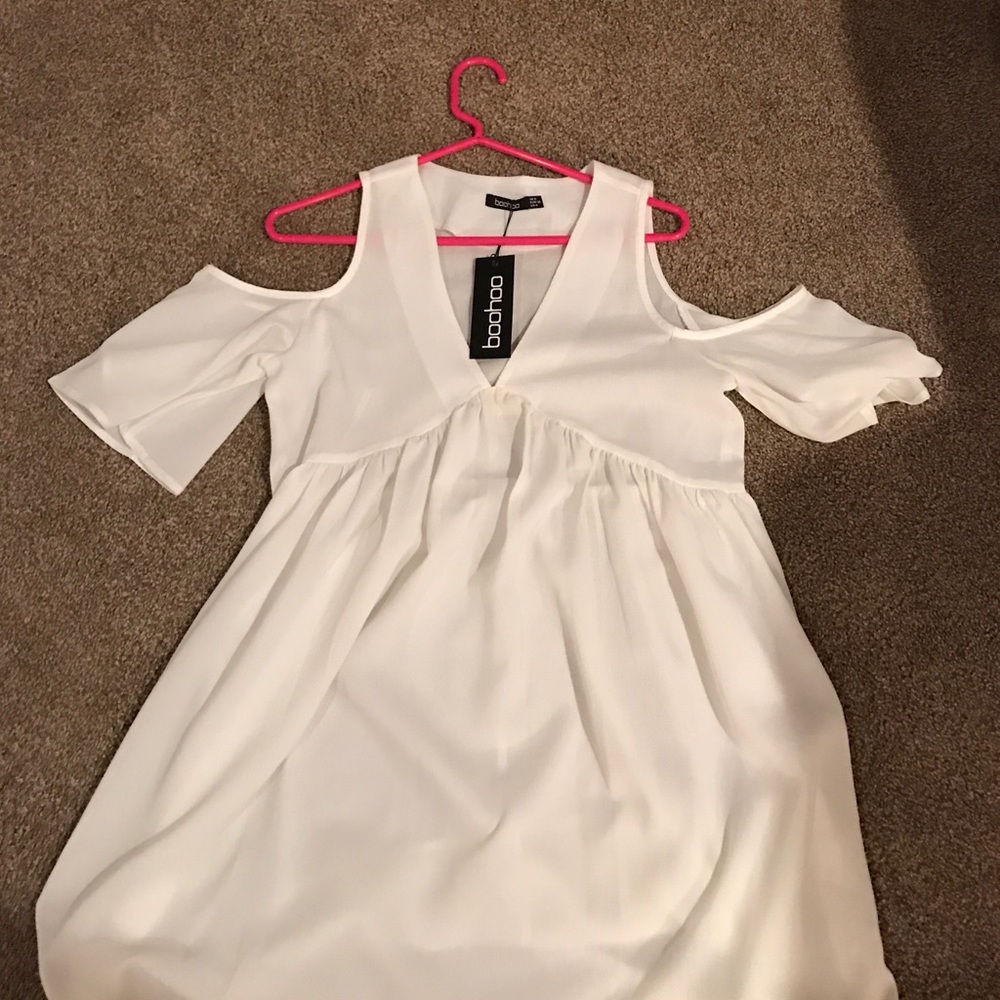 NWT White boohoo dress from ASOS