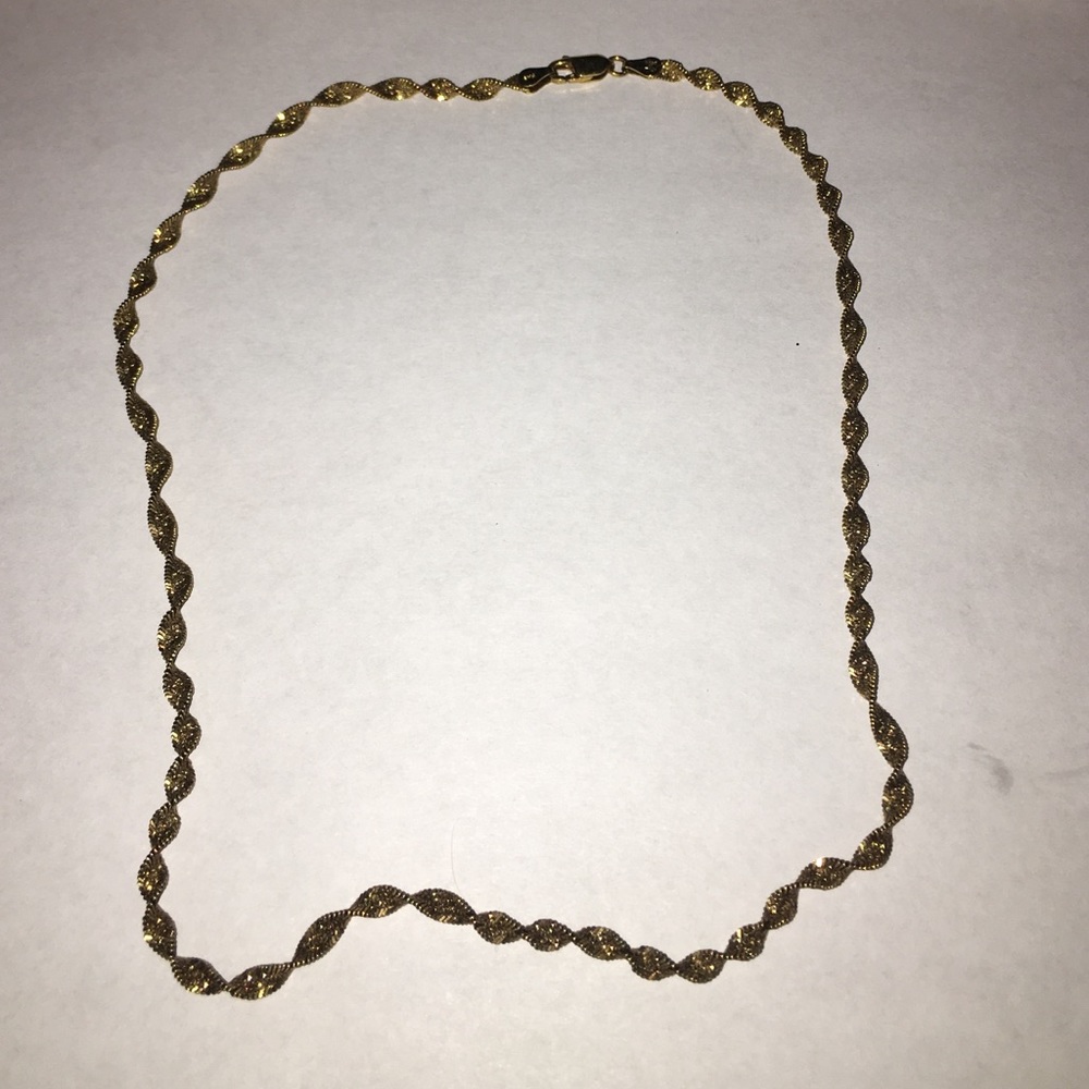 gold rope chain necklace