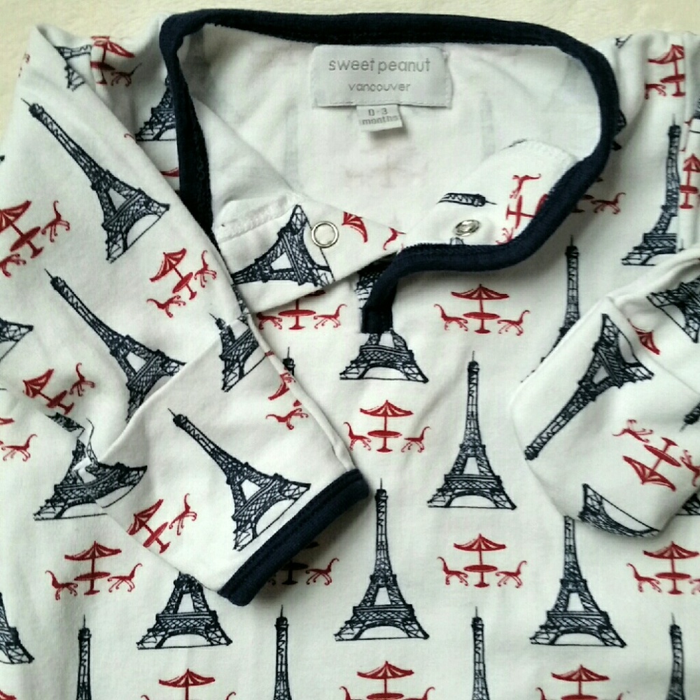 0-3m Sweet Peanut Frenchy  Sleeper Gown