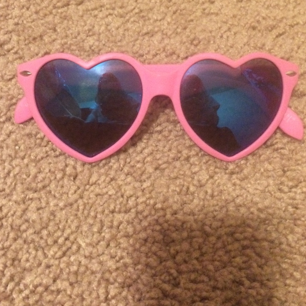 Heart shaped sunglasses