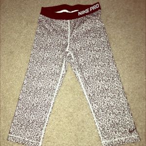 Cheetah Nike Pro Form Capris