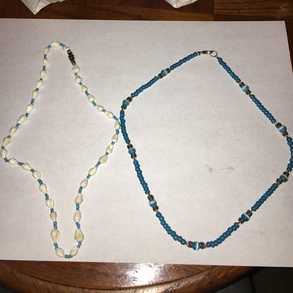 Two Hawaiian necklaces