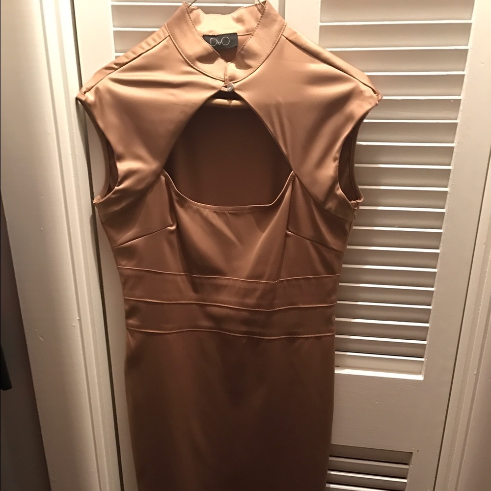 Gold dress