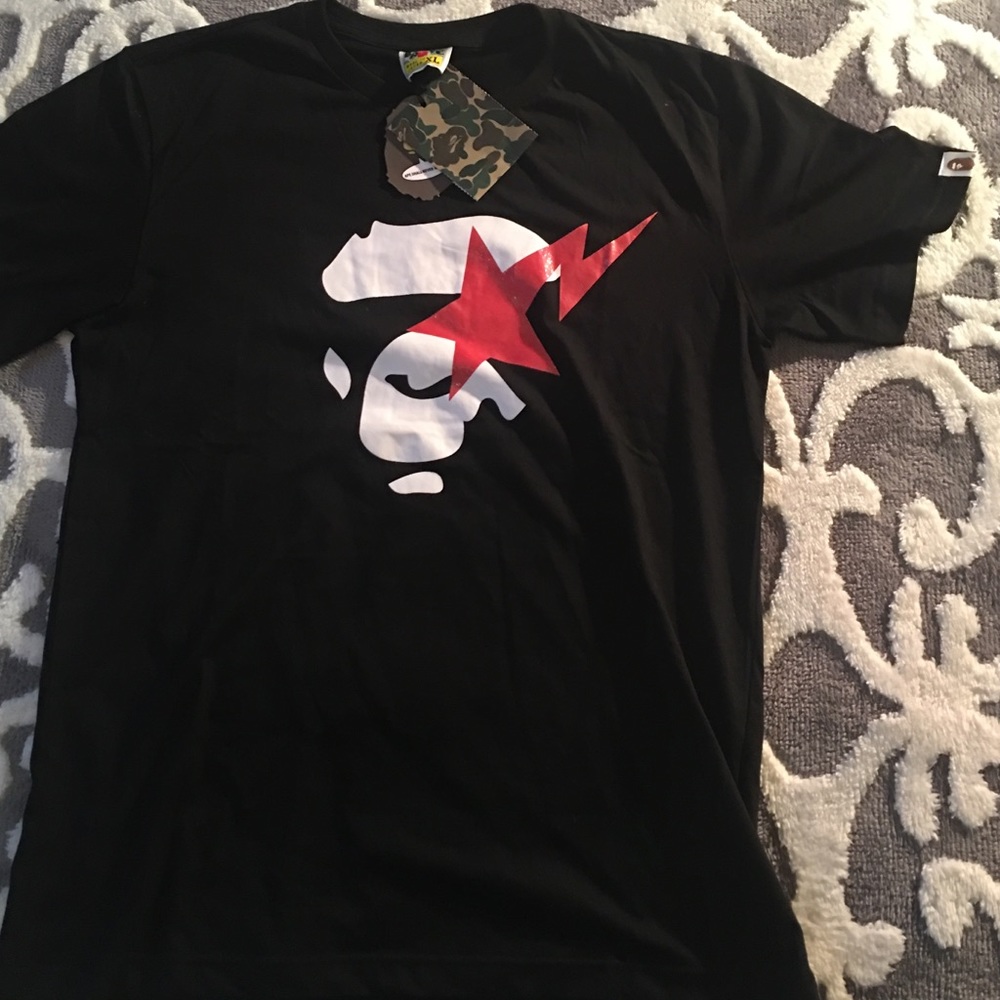 Bape star t shirt