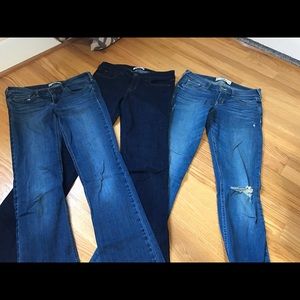 Set of (3) Size 5 Hollister Bootcut Jeans