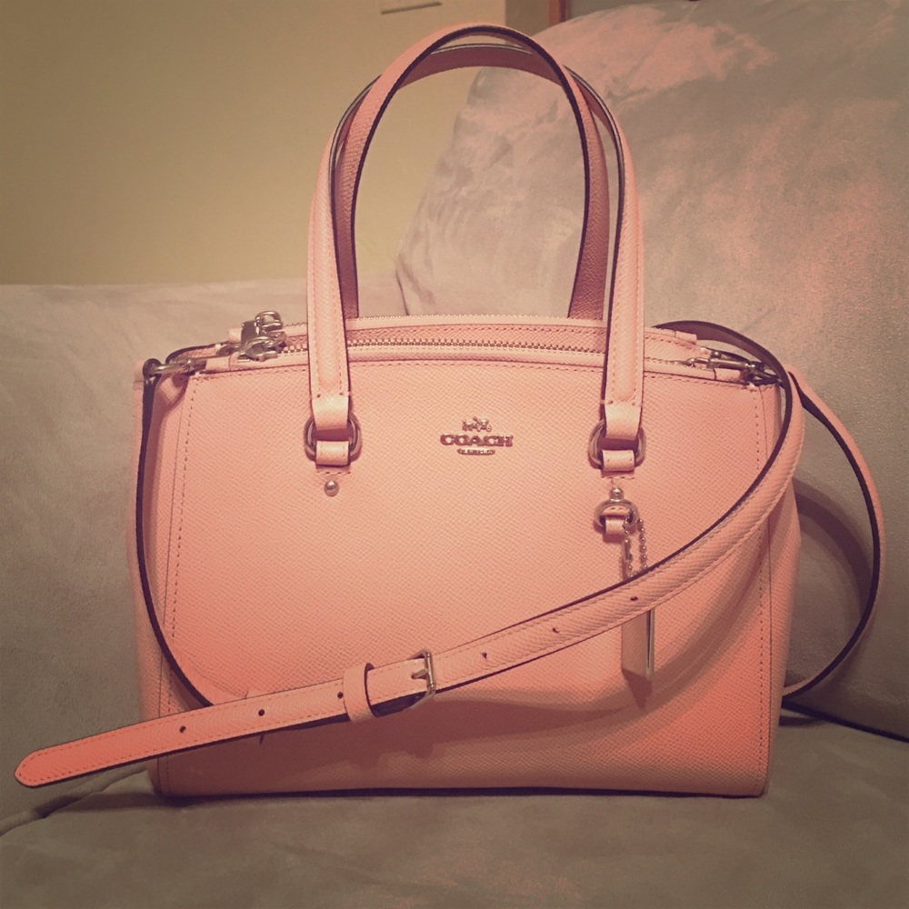 Pastel Pink Coach Crossbody