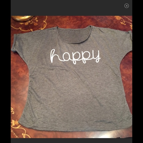 SUNDAY SPECIAL ONLY !LAST 1 😘HAPPY t-shirts NEW - Picture 4 of 5