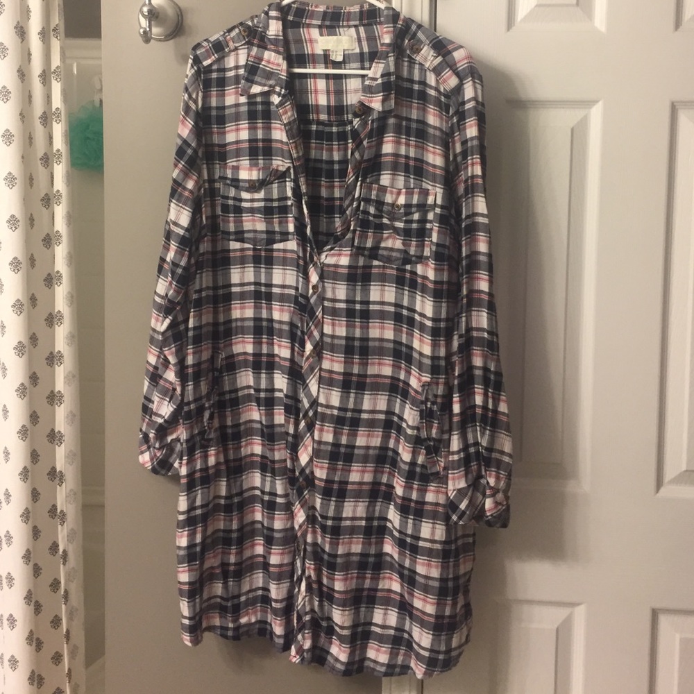 Forever 21 Plus 2X Plaid Dress