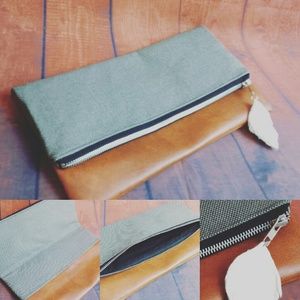 Fold over clutch