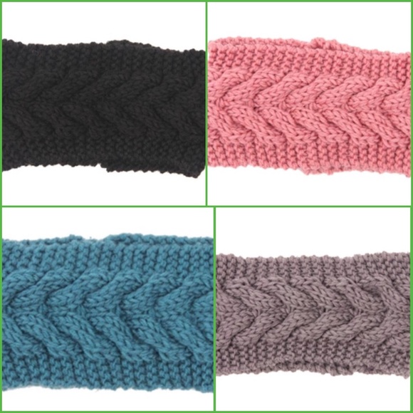 Bundle of 2 Beautiful Knitted Headbands - Picture 3 of 7