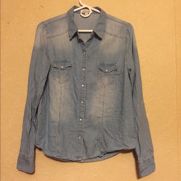Long sleeve denim top - Picture 1 of 1