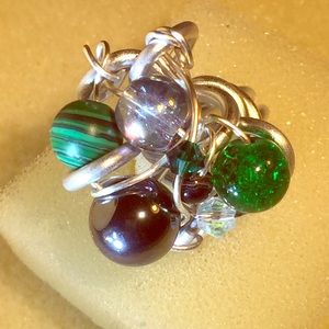 Hematite, Malachite and More (Ring)