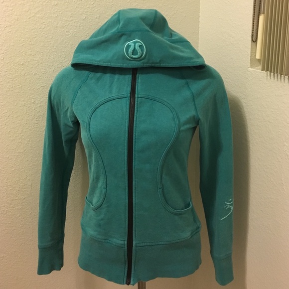 lululemon athletica Tops | Teal Lululemon Scuba Hoodie lululemon athletica Tops | Lululemon Scuba Hoodie Blue Green