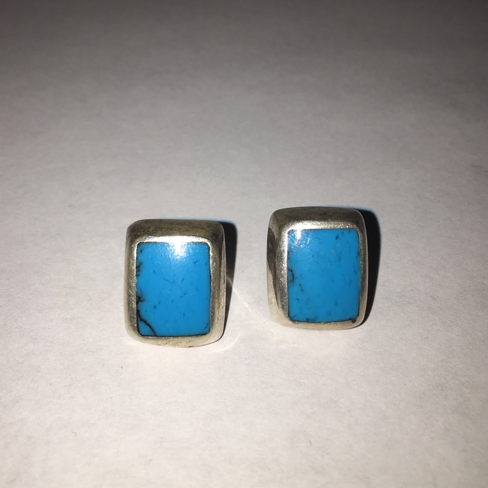 turquoise stone earrings