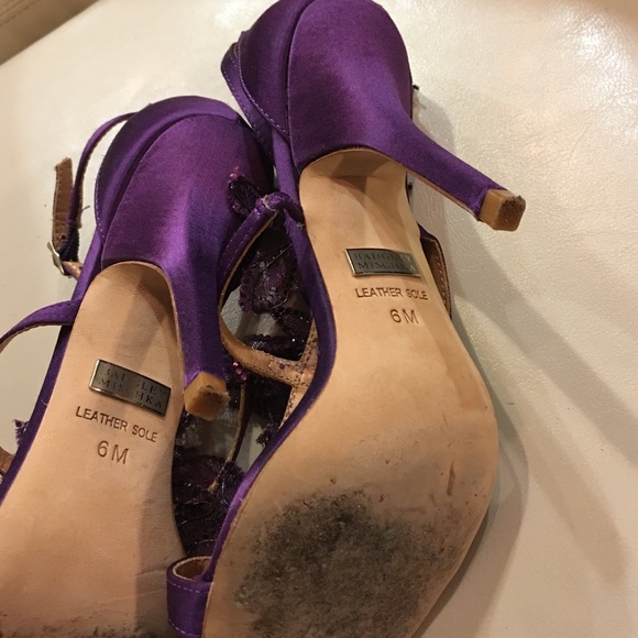 RARE Badgley Mischka Embellished Heels 👠,size 6 - Picture 4 of 4