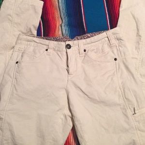 Athleta Corduroy White Pants